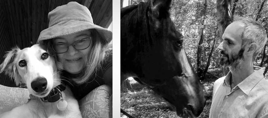 Cathy Fitzgerald and Nikos Patedakis - cohosts of the Haumea podcast on ecoliteracy and culture